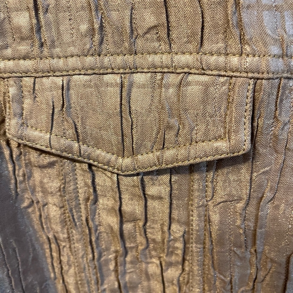 Ruby Rd Camel Jacket. Scoop Neck. Button Front. (… - image 2